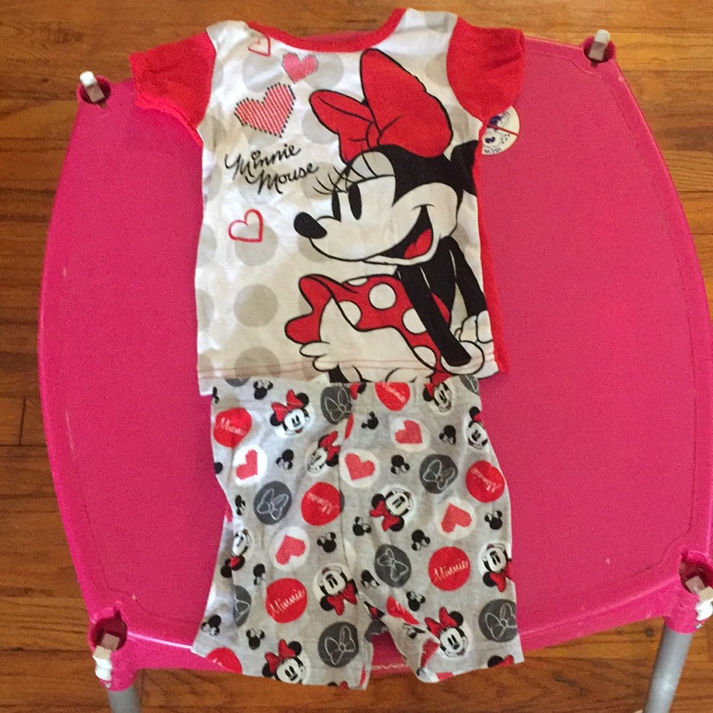 Three Piece Minnie Mouse Pajama Set